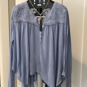 Free People Henley Top — XXS